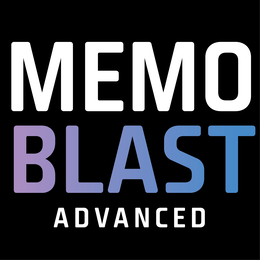 MEMO BLAST ADVANCED trademark