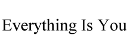 EVERYTHING IS YOU trademark