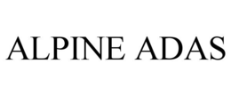 ALPINE ADAS trademark
