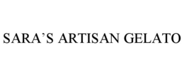 SARA’S ARTISAN GELATO trademark