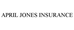 APRIL JONES INSURANCE trademark