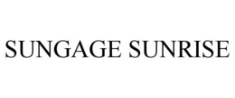 SUNGAGE SUNRISE trademark
