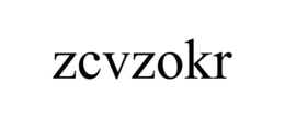ZCVZOKR trademark