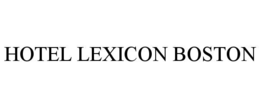 HOTEL LEXICON BOSTON trademark