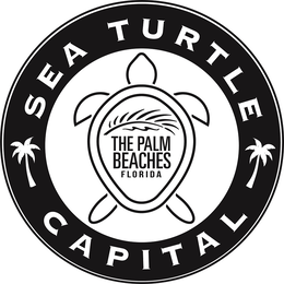 SEA TURTLE CAPITAL THE PALM BEACHES FLORIDA trademark