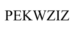 PEKWZIZ trademark