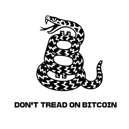 B DON'T TREAD ON BITCOIN trademark