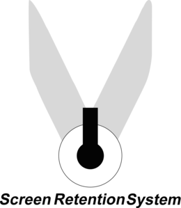 V SCREEN RETENTION SYSTEM trademark