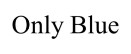 ONLY BLUE trademark