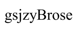 GSJZYBROSE trademark
