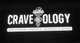 CRAVEOLOGY ICE CREAM, CREPES, SHAKES & MORE trademark