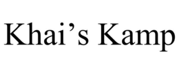 KHAI’S KAMP trademark