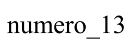 NUMERO_13 trademark