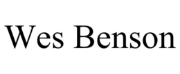 WES BENSON trademark