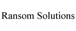 RANSOM SOLUTIONS trademark
