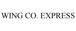WING CO. EXPRESS trademark