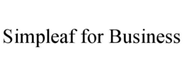 SIMPLEAF FOR BUSINESS trademark
