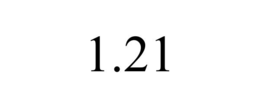 1.21 trademark