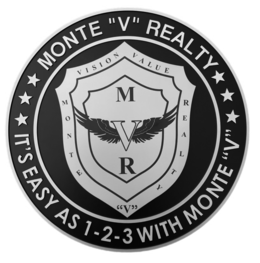 MONTE "V"  REALTY IT'S EASY AS 1-2-3 WITH MONTE “V” VISION VALUE MONTE  “V” REALTY  MVR trademark