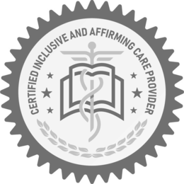 CERTIFIED INCLUSIVE AND AFFIRMING CARE PROVIDER trademark
