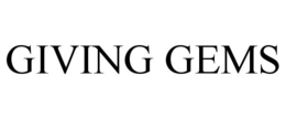 GIVING GEMS trademark