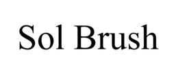 SOL BRUSH trademark