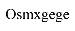 OSMXGEGE trademark