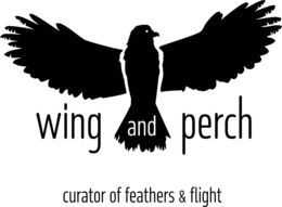 WING AND PERCH CURATOR OF FEATHERS & FLIGHT trademark