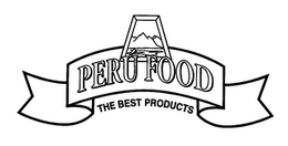 PERÚ FOOD THE BEST PRODUCTS trademark