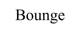 BOUNGE trademark