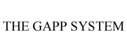 THE GAPP SYSTEM trademark