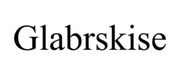 GLABRSKISE trademark