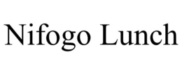 NIFOGO LUNCH trademark
