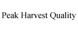 PEAK HARVEST QUALITY trademark