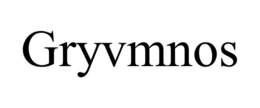 GRYVMNOS trademark