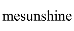 MESUNSHINE trademark