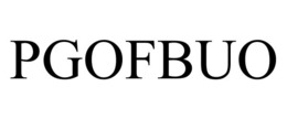 PGOFBUO trademark