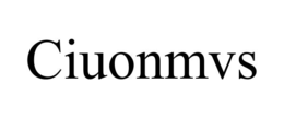 CIUONMVS trademark
