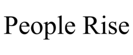 PEOPLE RISE trademark