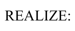REALIZE: trademark