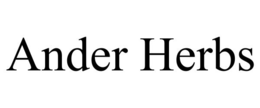 ANDER HERBS trademark