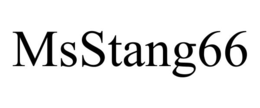 MSSTANG66 trademark