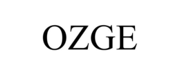 OZGE trademark