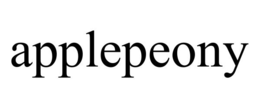 APPLEPEONY trademark