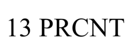 13 PRCNT trademark