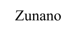 ZUNANO trademark