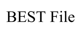 B.E.S.T. FILE trademark