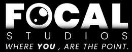 FOCAL STUDIOS WHERE YOU, ARE THE POINT. trademark