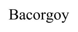 BACORGOY trademark