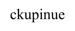 CKUPINUE trademark